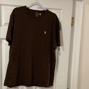 Polo by Ralph Lauren Men's size XL Dark Brown Tee Classic Fit
